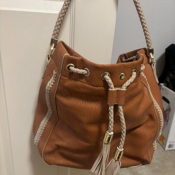 NWT faux leather tote (large!!) - Picture 2 of 4